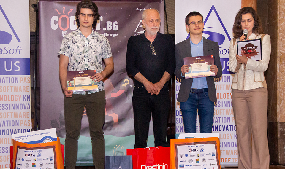 Two first places on the final of CodeIT 2018/2019